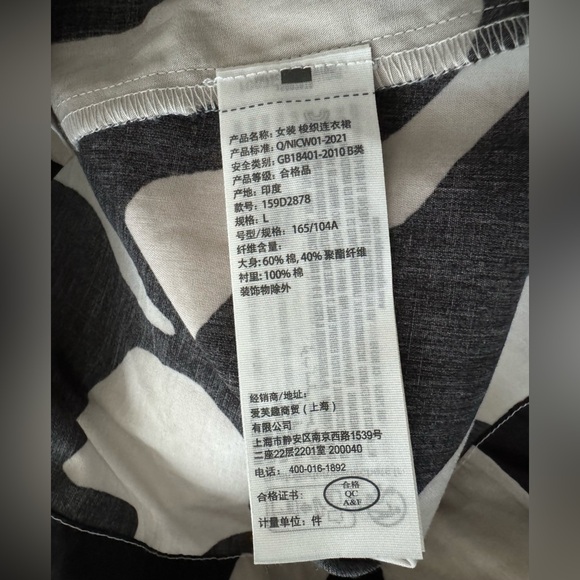 Abercrombie Women’s Black/Cream One Shoulder Cut Out Dress in Medium or Large - Picture 12 of 13